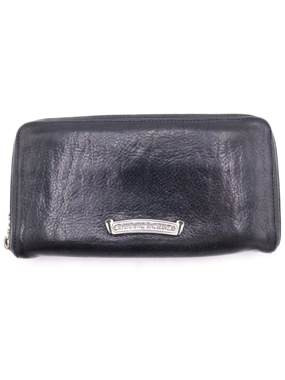 Chrome Hearts Rec Zip Filigree Plus Round Zip Wallet